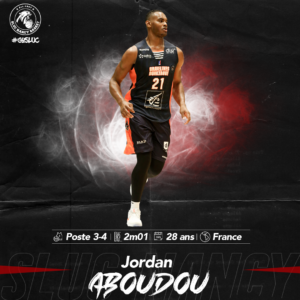 Jordan Aboudou pigiste médical au SLUC Nancy Basket !