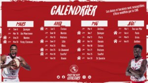 Le calendrier est connu !